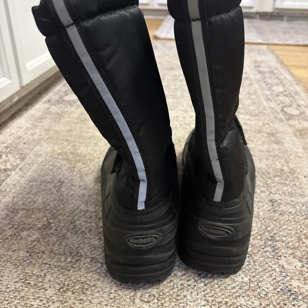 Northside Men's Glacier Peak Black Insulated Winter Snow Boot Size 12